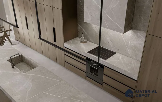 a bathroom with a large tub in the middle of the room and two sinks and two sinks on the wall next to a bathtub in front of a large window that has a bathtub in the outside patio